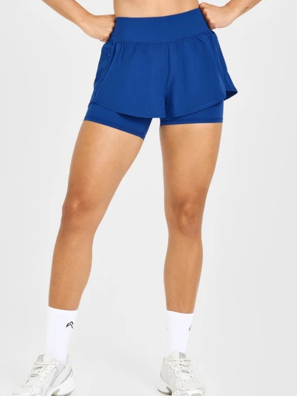 Oner Active Unified Double Layer Shorts 5" in Vintage Navy